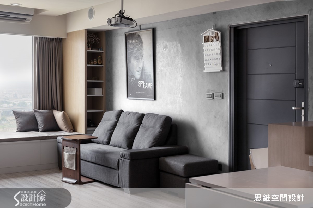 21坪老屋(16~30年)＿北歐風玄關客廳臥榻案例圖片＿思維空間設計有限公司＿思維_15之1