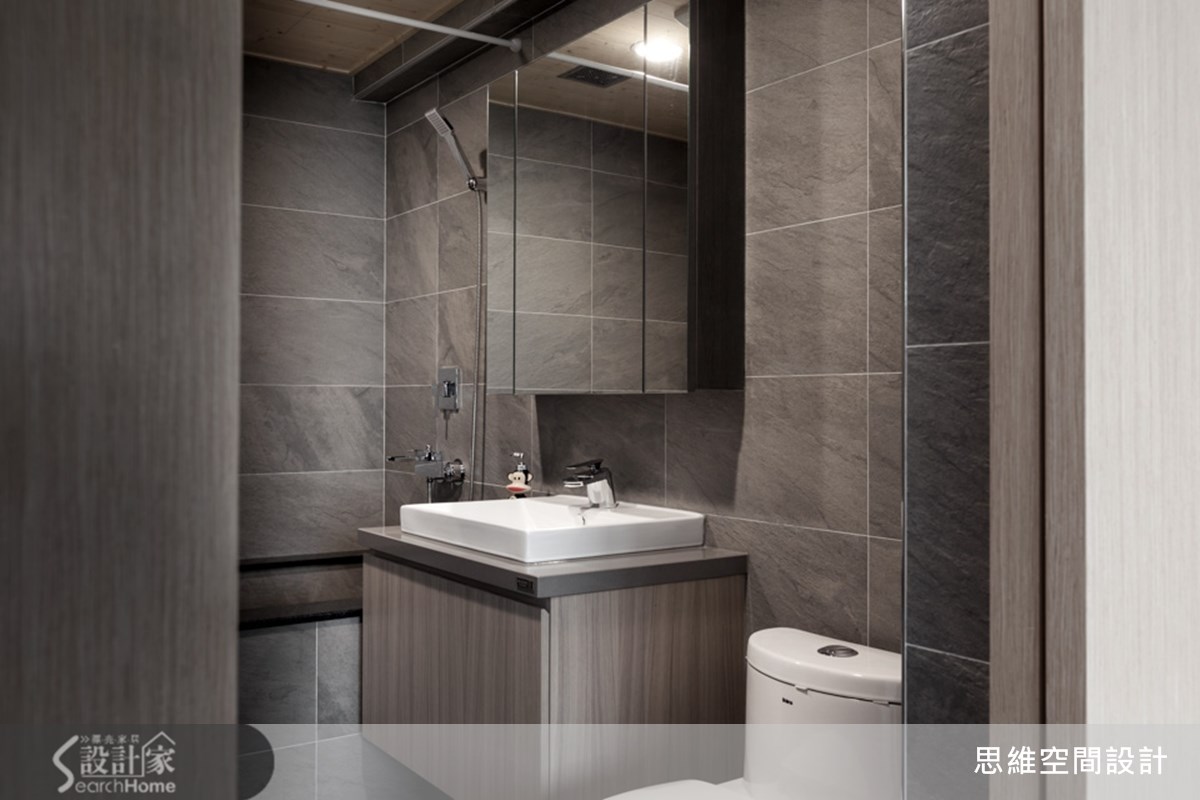 21坪老屋(16~30年)＿北歐風浴室案例圖片＿思維空間設計有限公司＿思維_15之18