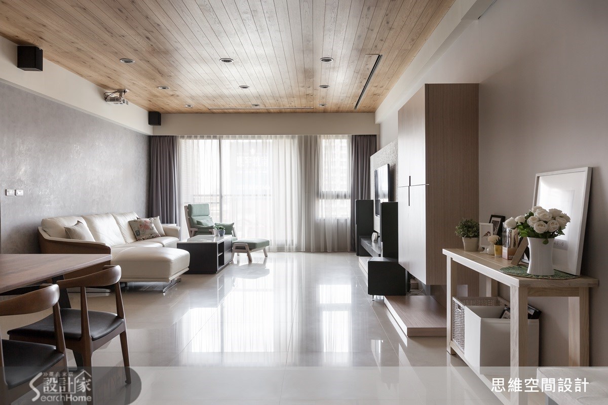 35坪新成屋(5年以下)＿簡約風客廳餐廳案例圖片＿思維空間設計有限公司＿思維_17之4