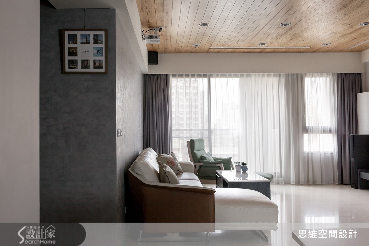 35坪新成屋(5年以下)＿簡約風客廳案例圖片＿思維空間設計有限公司＿思維_17之5
