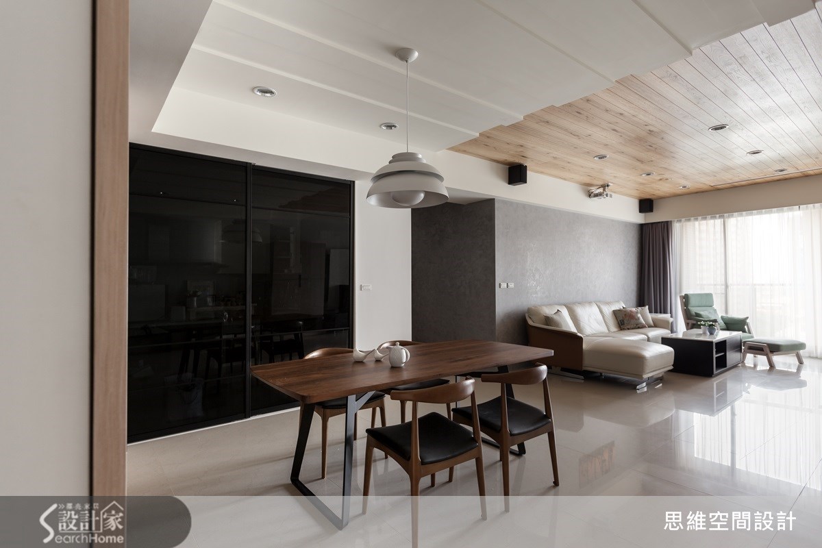 35坪新成屋(5年以下)＿簡約風客廳餐廳案例圖片＿思維空間設計有限公司＿思維_17之9