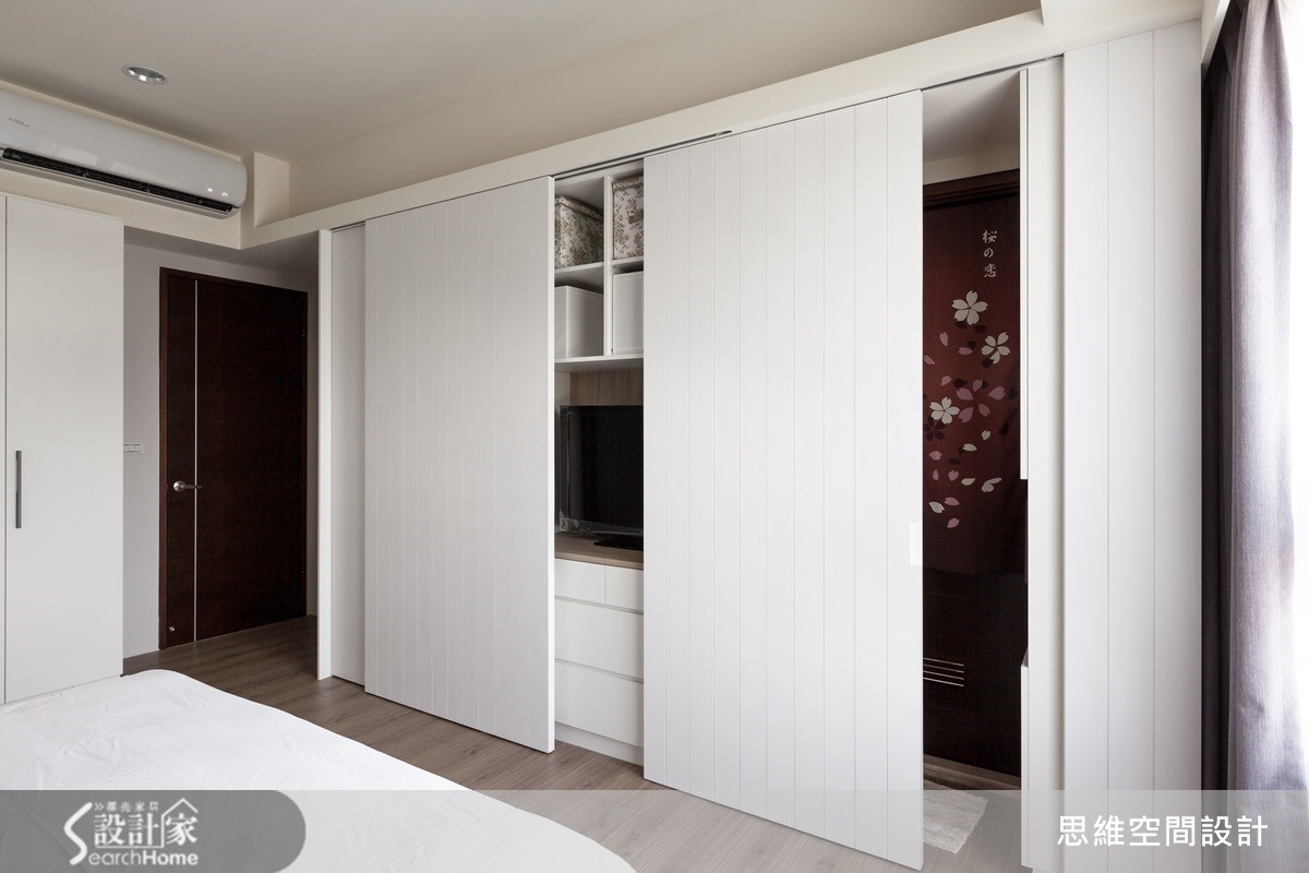 35坪新成屋(5年以下)＿簡約風臥室案例圖片＿思維空間設計有限公司＿思維_17之24