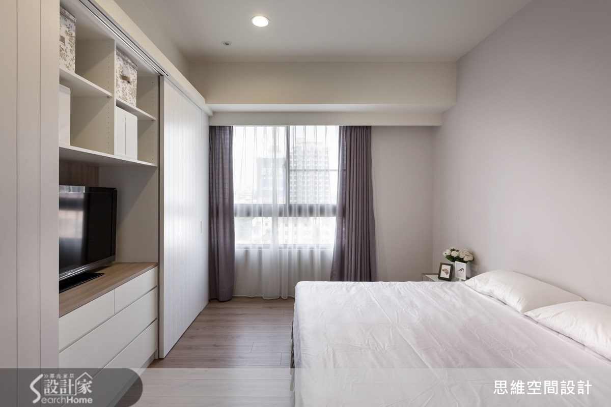 35坪新成屋(5年以下)＿簡約風臥室案例圖片＿思維空間設計有限公司＿思維_17之22