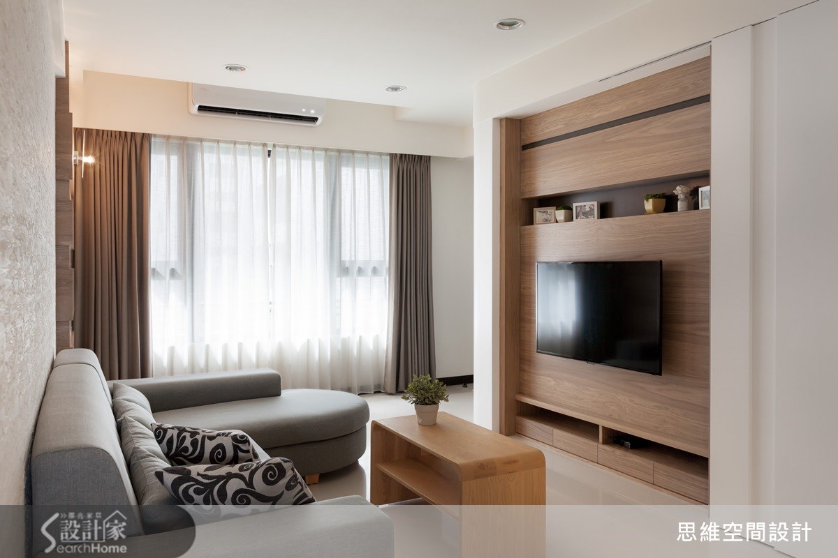 25坪新成屋(5年以下)＿簡約風客廳案例圖片＿思維空間設計有限公司＿思維_18之6