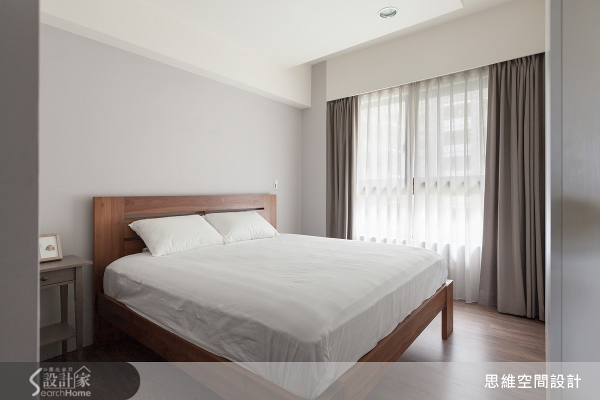 25坪新成屋(5年以下)＿簡約風臥室案例圖片＿思維空間設計有限公司＿思維_18之18