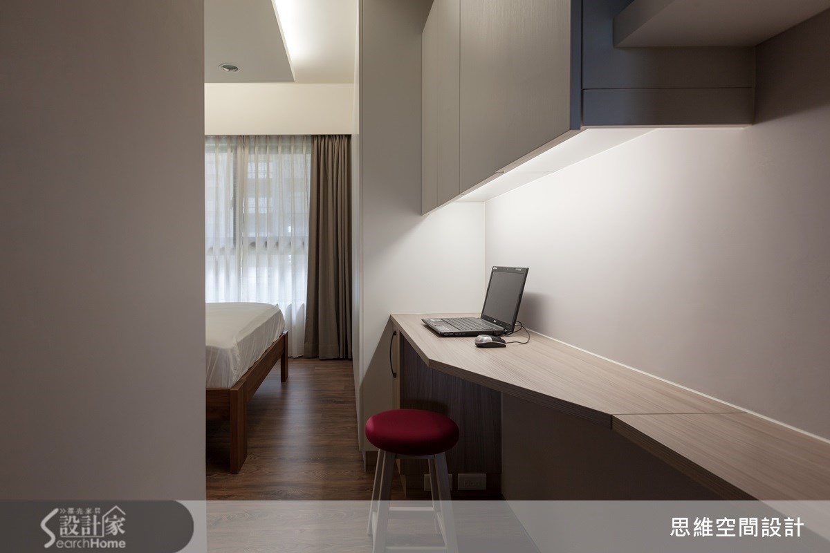 25坪新成屋(5年以下)＿簡約風臥室案例圖片＿思維空間設計有限公司＿思維_18之22