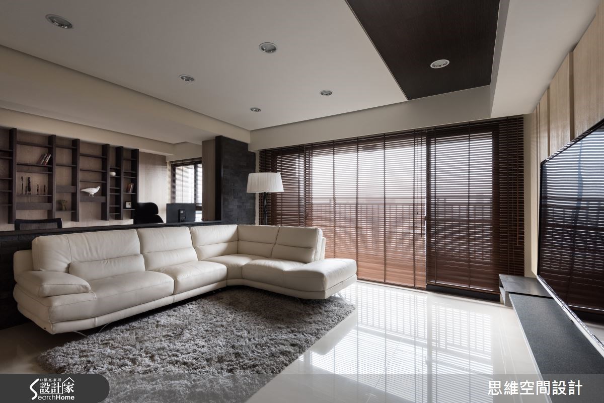 38坪新成屋(5年以下)＿現代風客廳書房案例圖片＿思維空間設計有限公司＿思維_21之3