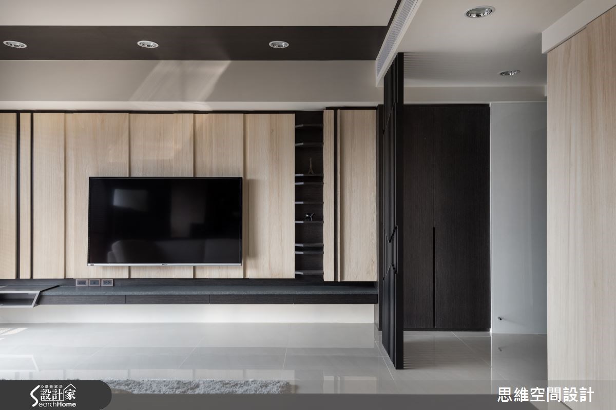 38坪新成屋(5年以下)＿現代風玄關客廳案例圖片＿思維空間設計有限公司＿思維_21之4