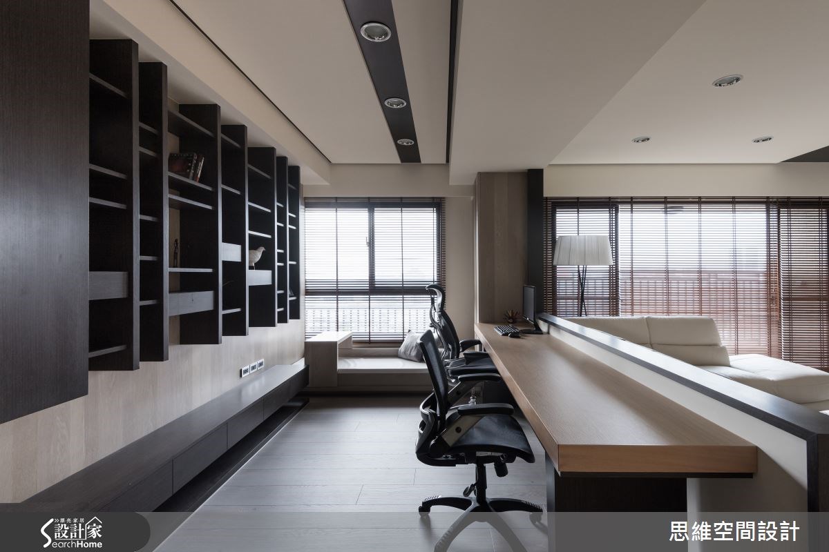 38坪新成屋(5年以下)＿現代風客廳書房案例圖片＿思維空間設計有限公司＿思維_21之5