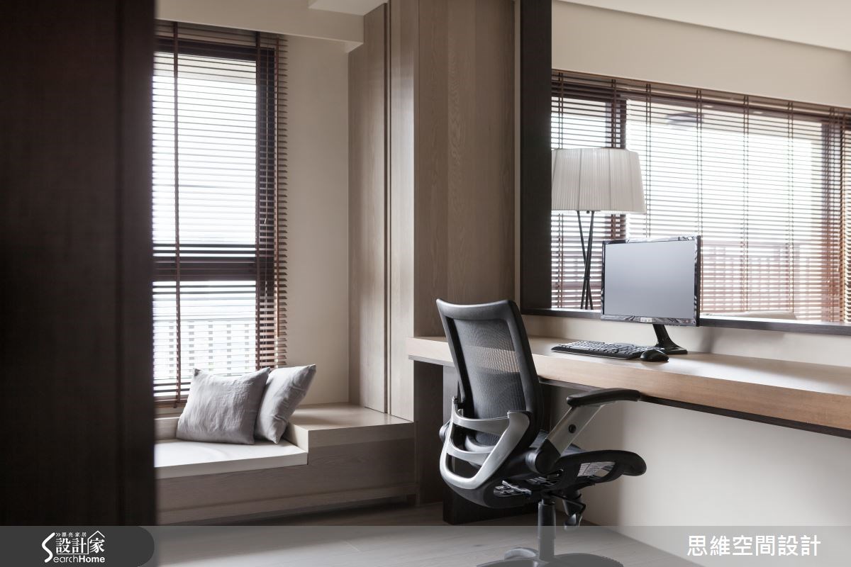 38坪新成屋(5年以下)＿現代風書房臥榻案例圖片＿思維空間設計有限公司＿思維_21之12