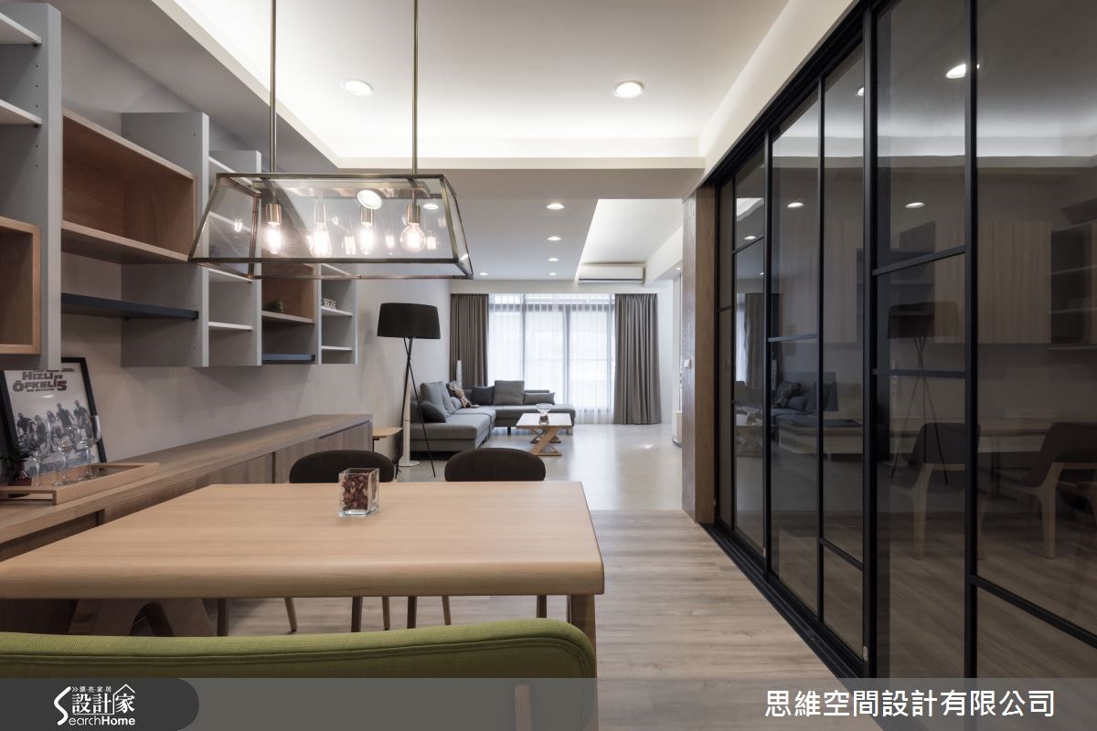 50坪老屋(16~30年)＿簡約風客廳餐廳案例圖片＿思維空間設計有限公司＿思維_22之3