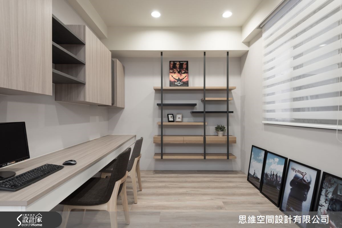 50坪老屋(16~30年)＿簡約風書房案例圖片＿思維空間設計有限公司＿思維_22之4
