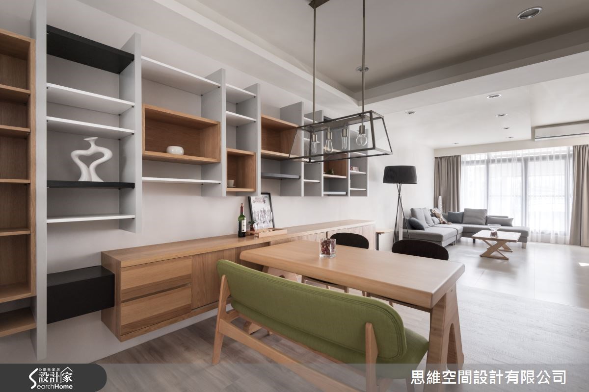 50坪老屋(16~30年)＿簡約風客廳餐廳案例圖片＿思維空間設計有限公司＿思維_22之7