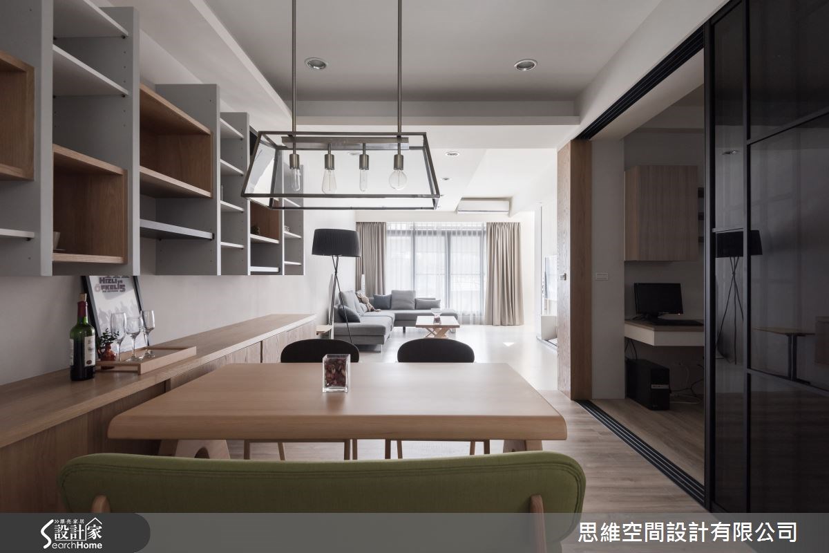 50坪老屋(16~30年)＿簡約風客廳餐廳案例圖片＿思維空間設計有限公司＿思維_22之8