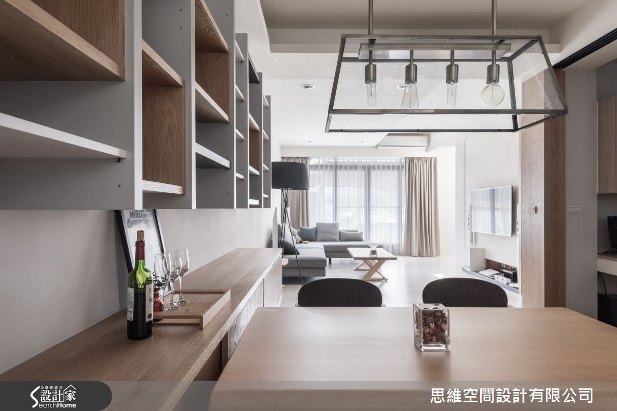 50坪老屋(16~30年)＿簡約風客廳餐廳案例圖片＿思維空間設計有限公司＿思維_22之9
