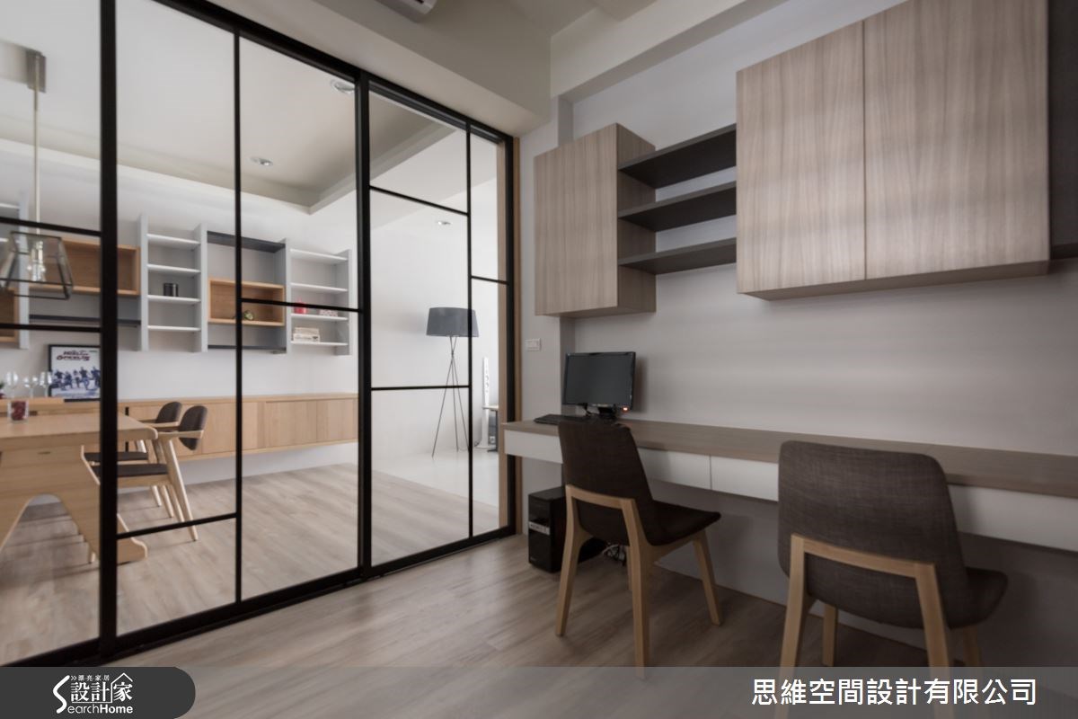 50坪老屋(16~30年)＿簡約風書房案例圖片＿思維空間設計有限公司＿思維_22之12