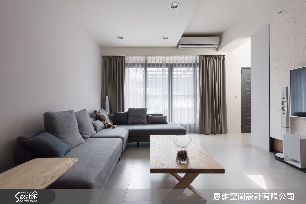 50坪老屋(16~30年)＿簡約風玄關客廳案例圖片＿思維空間設計有限公司＿思維_22之17