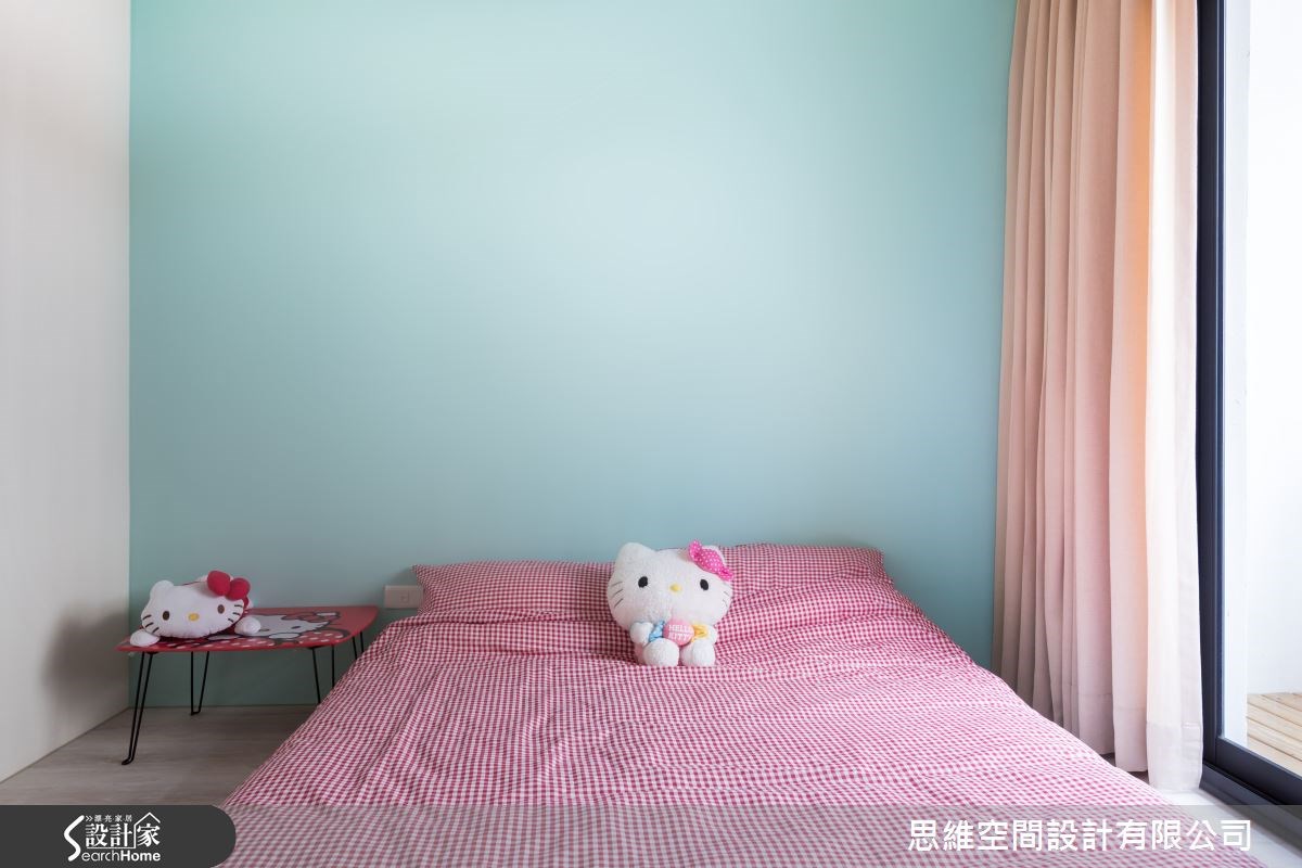 50坪老屋(16~30年)＿簡約風臥室兒童房兒童房案例圖片＿思維空間設計有限公司＿思維_22之26