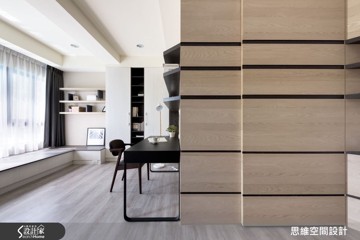 50坪新成屋(5年以下)＿現代風書房臥榻案例圖片＿思維空間設計有限公司＿思維_24之9