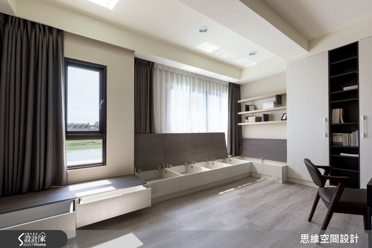 50坪新成屋(5年以下)＿現代風書房臥榻案例圖片＿思維空間設計有限公司＿思維_24之13