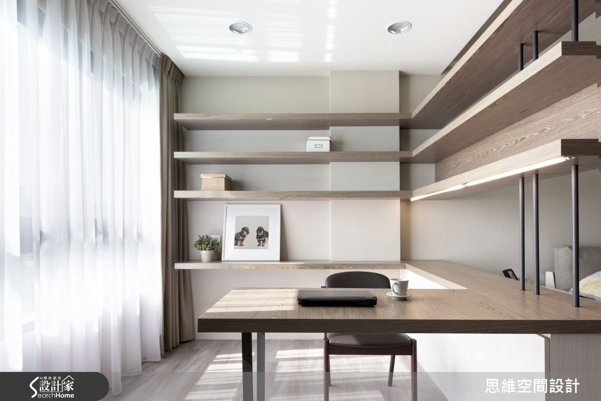 50坪新成屋(5年以下)＿現代風書房案例圖片＿思維空間設計有限公司＿思維_24之18
