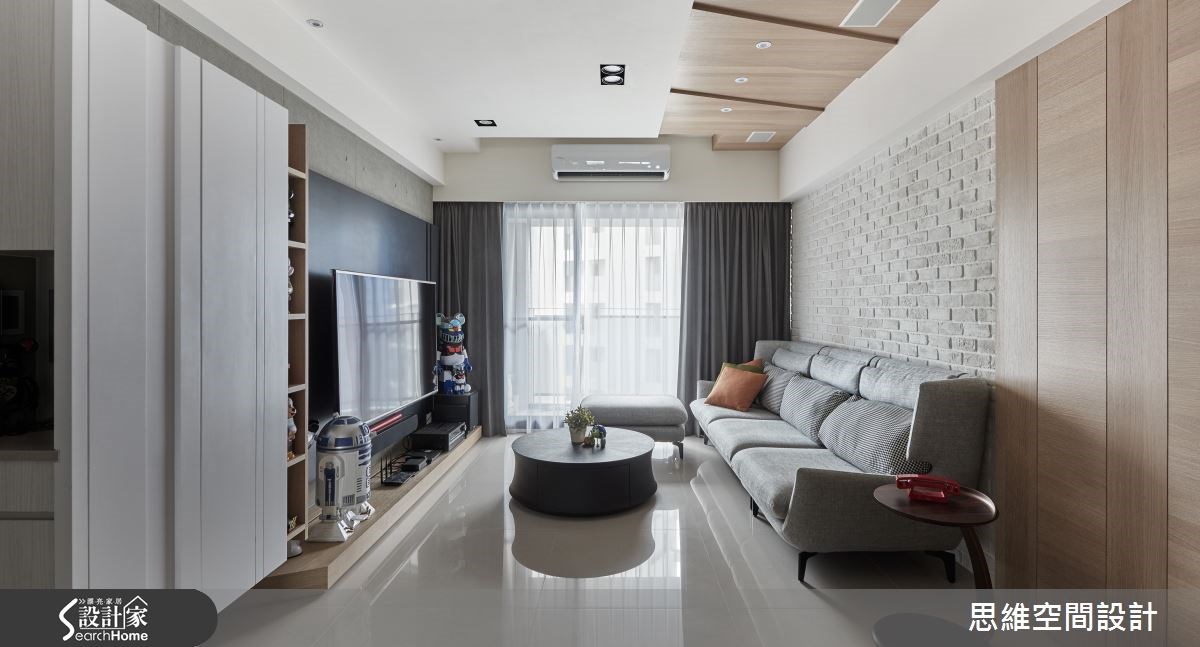 25坪新成屋(5年以下)＿現代風客廳案例圖片＿思維空間設計有限公司＿思維_25之2