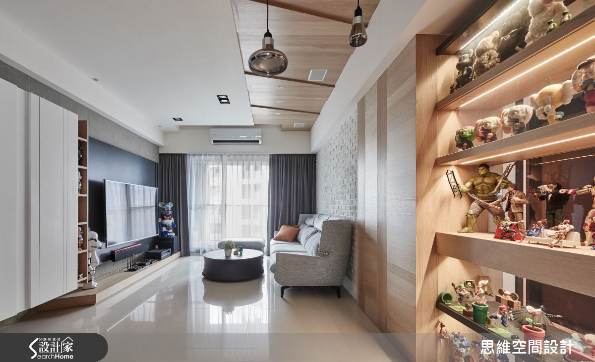 25坪新成屋(5年以下)＿現代風客廳案例圖片＿思維空間設計有限公司＿思維_25之7