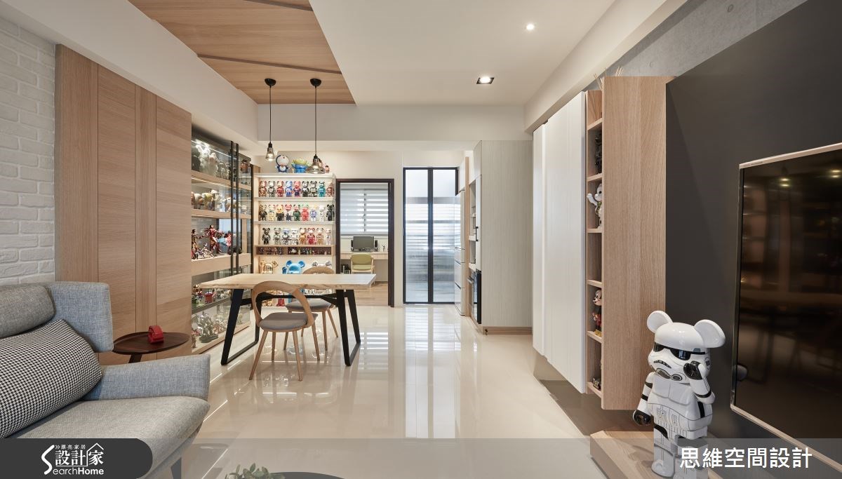 25坪新成屋(5年以下)＿現代風客廳餐廳案例圖片＿思維空間設計有限公司＿思維_25之8