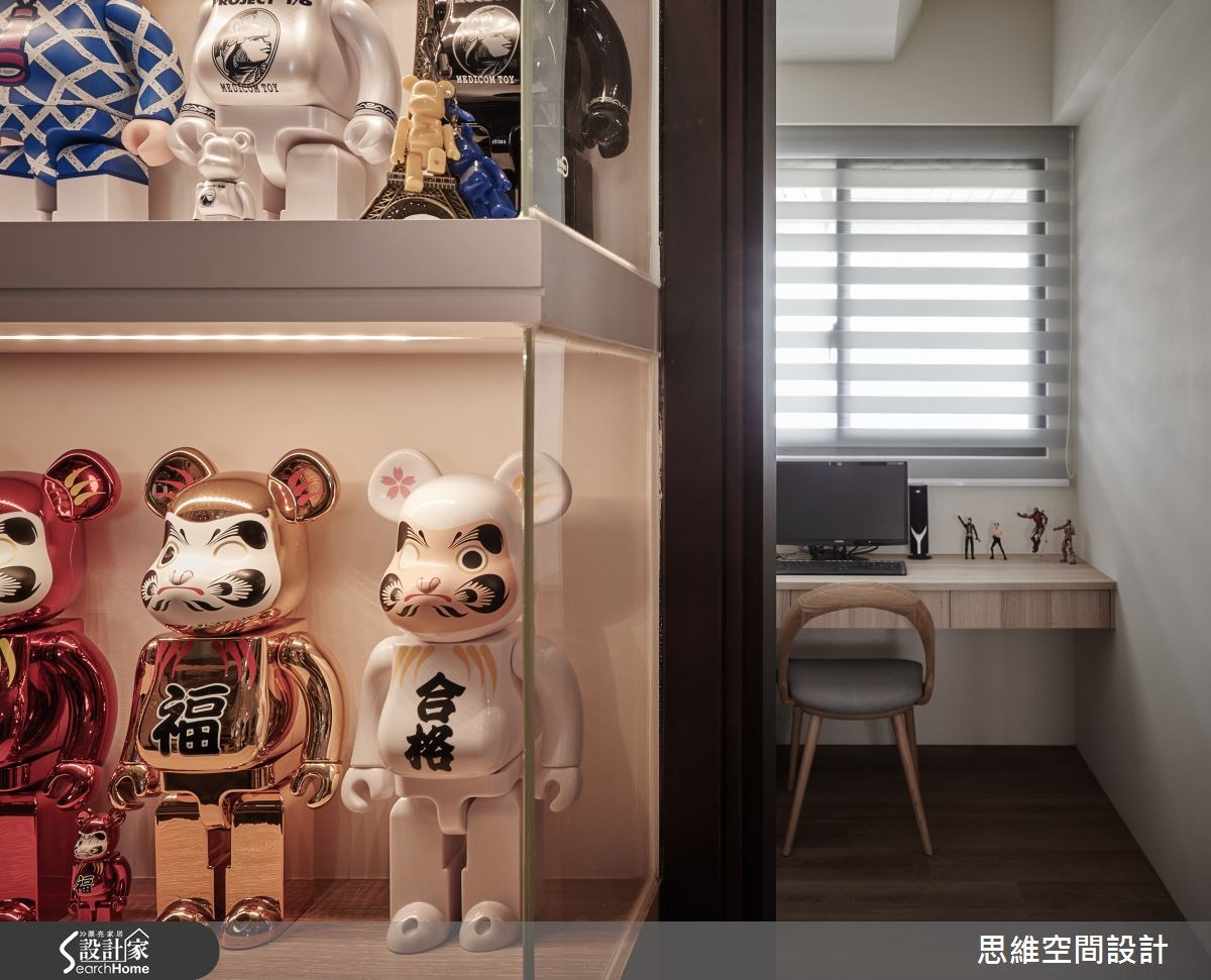 25坪新成屋(5年以下)＿現代風客廳臥室案例圖片＿思維空間設計有限公司＿思維_25之10