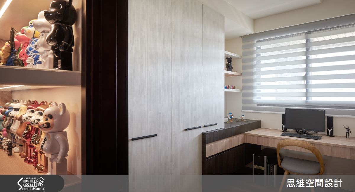 25坪新成屋(5年以下)＿現代風客廳書房案例圖片＿思維空間設計有限公司＿思維_25之13