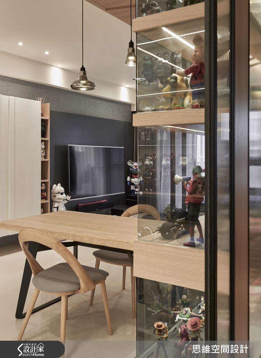 25坪新成屋(5年以下)＿現代風客廳餐廳案例圖片＿思維空間設計有限公司＿思維_25之16