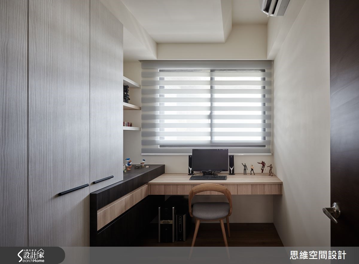 25坪新成屋(5年以下)＿現代風臥室案例圖片＿思維空間設計有限公司＿思維_25之18