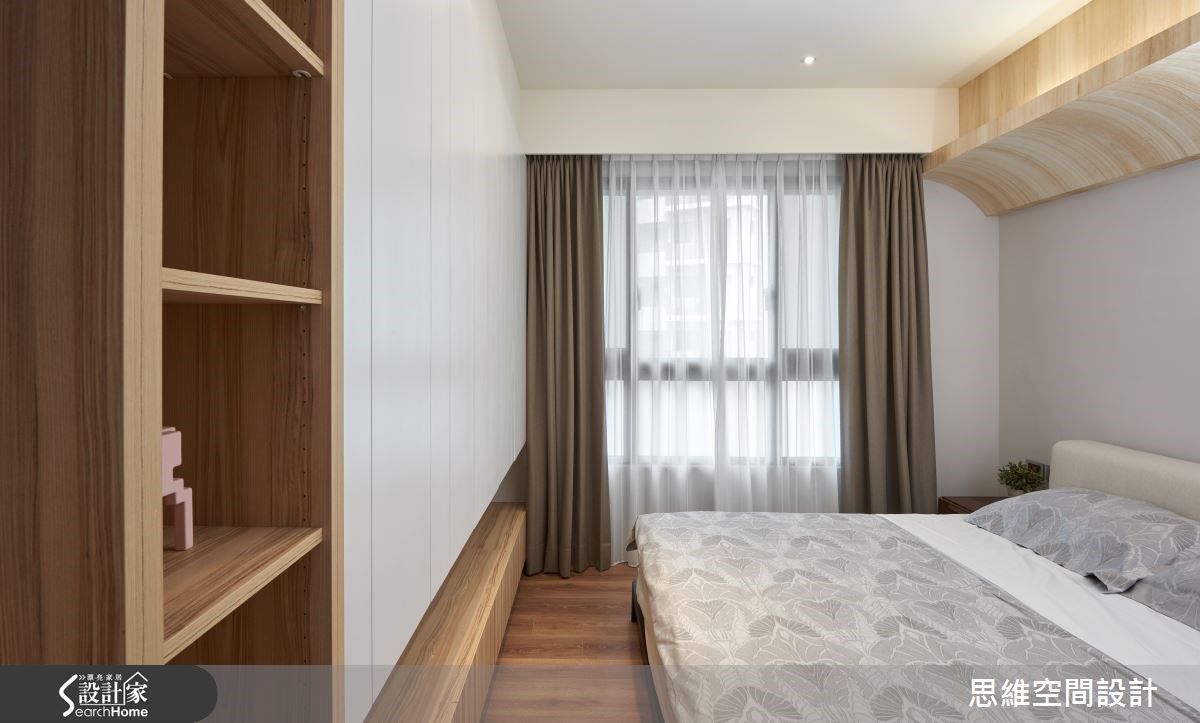 25坪新成屋(5年以下)＿現代風臥室案例圖片＿思維空間設計有限公司＿思維_25之22