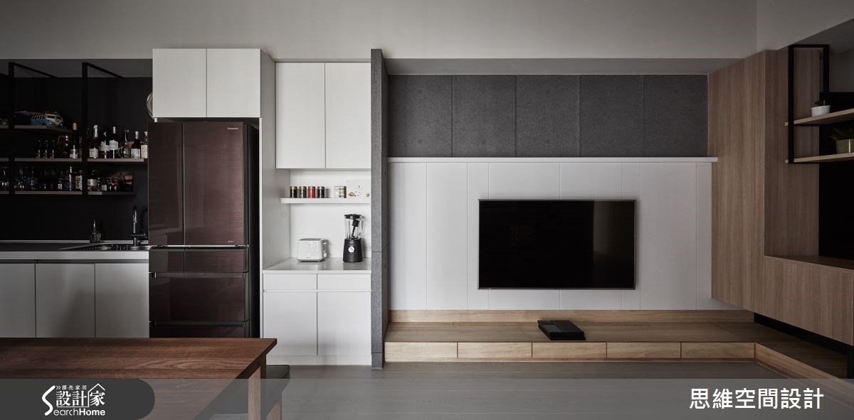 25坪新成屋(5年以下)＿現代風客廳餐廳廚房案例圖片＿思維空間設計有限公司＿思維_26之1