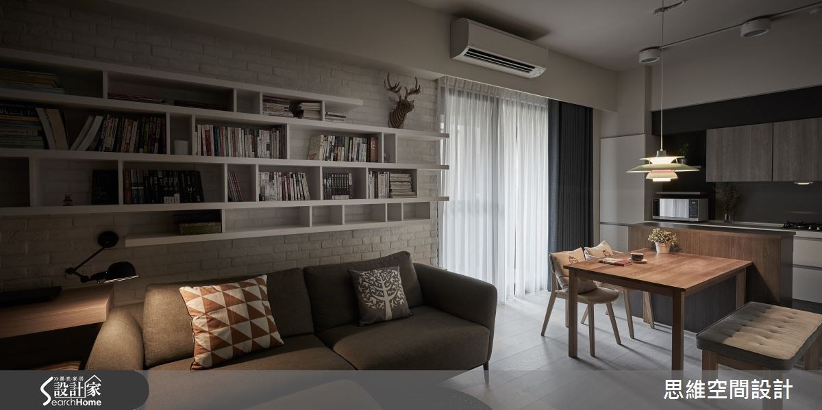 25坪新成屋(5年以下)＿現代風客廳餐廳廚房案例圖片＿思維空間設計有限公司＿思維_26之6