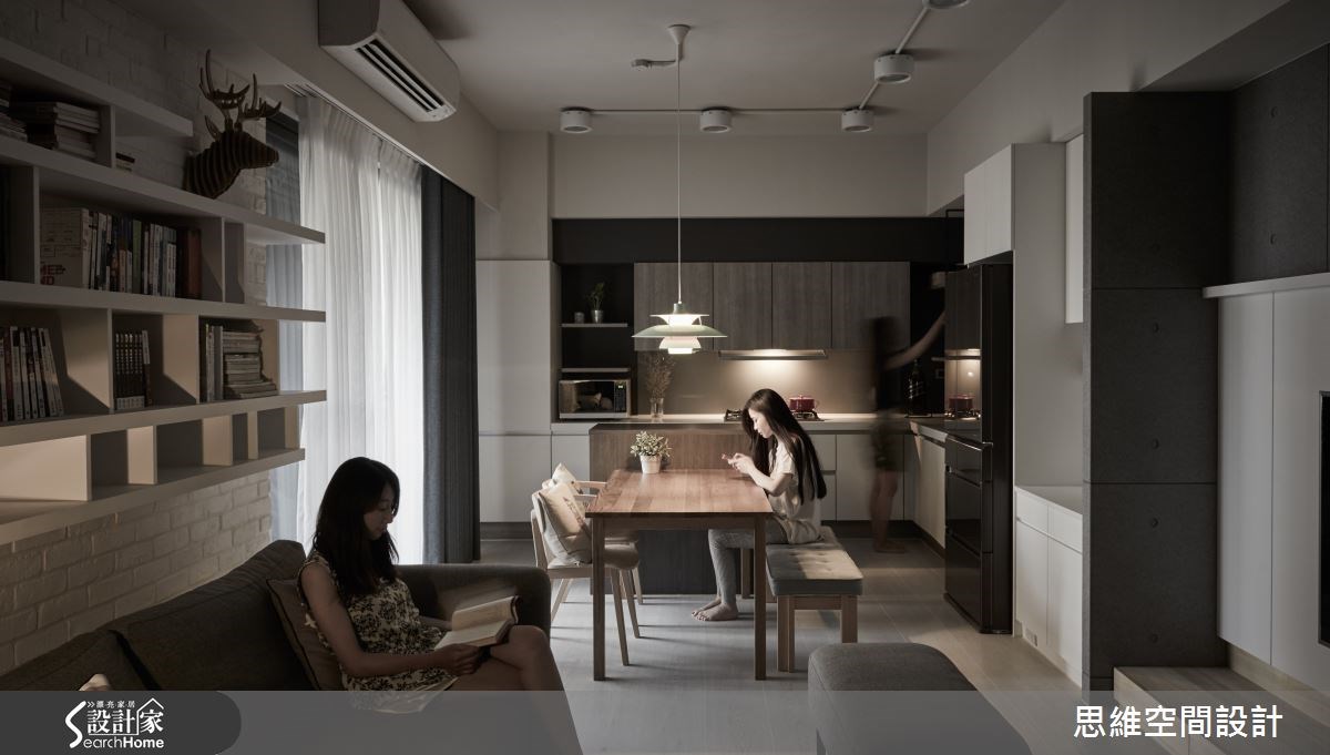 25坪新成屋(5年以下)＿現代風客廳餐廳案例圖片＿思維空間設計有限公司＿思維_26之8