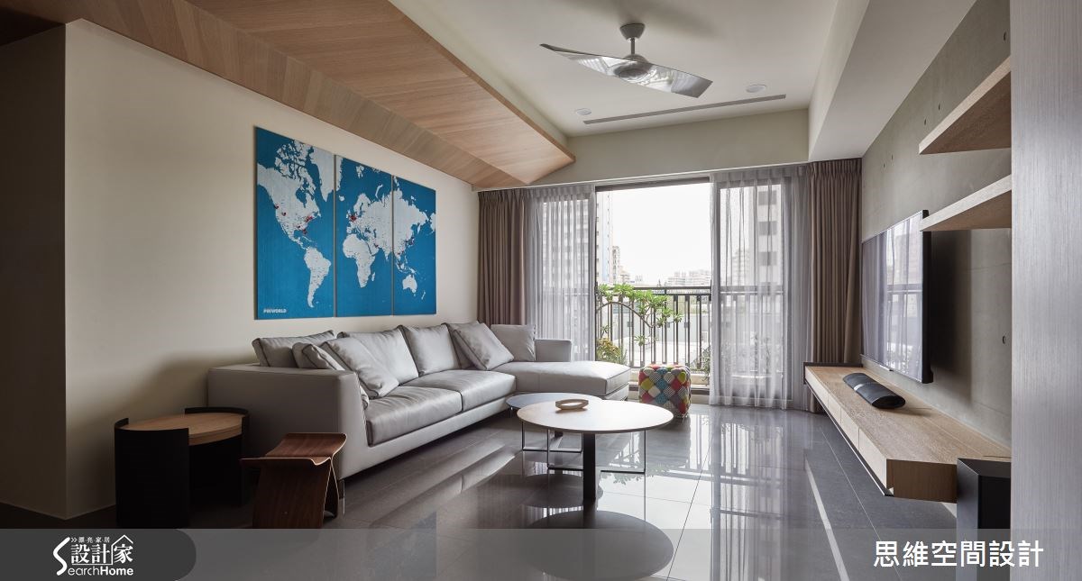 32坪新成屋(5年以下)＿簡約風客廳案例圖片＿思維空間設計有限公司＿思維_27之6