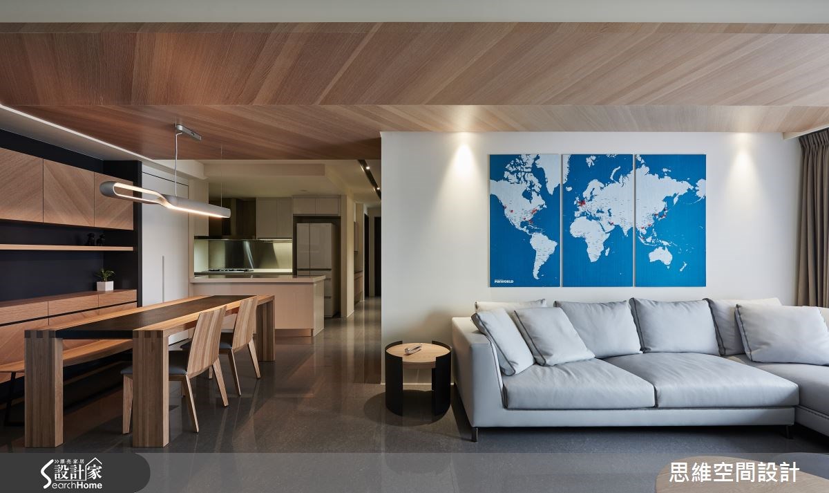 32坪新成屋(5年以下)＿簡約風玄關客廳餐廳廚房走廊案例圖片＿思維空間設計有限公司＿思維_27之7