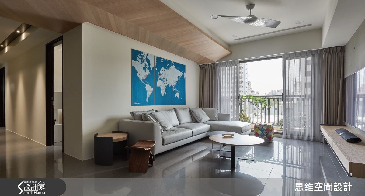 32坪新成屋(5年以下)＿簡約風客廳走廊案例圖片＿思維空間設計有限公司＿思維_27之8