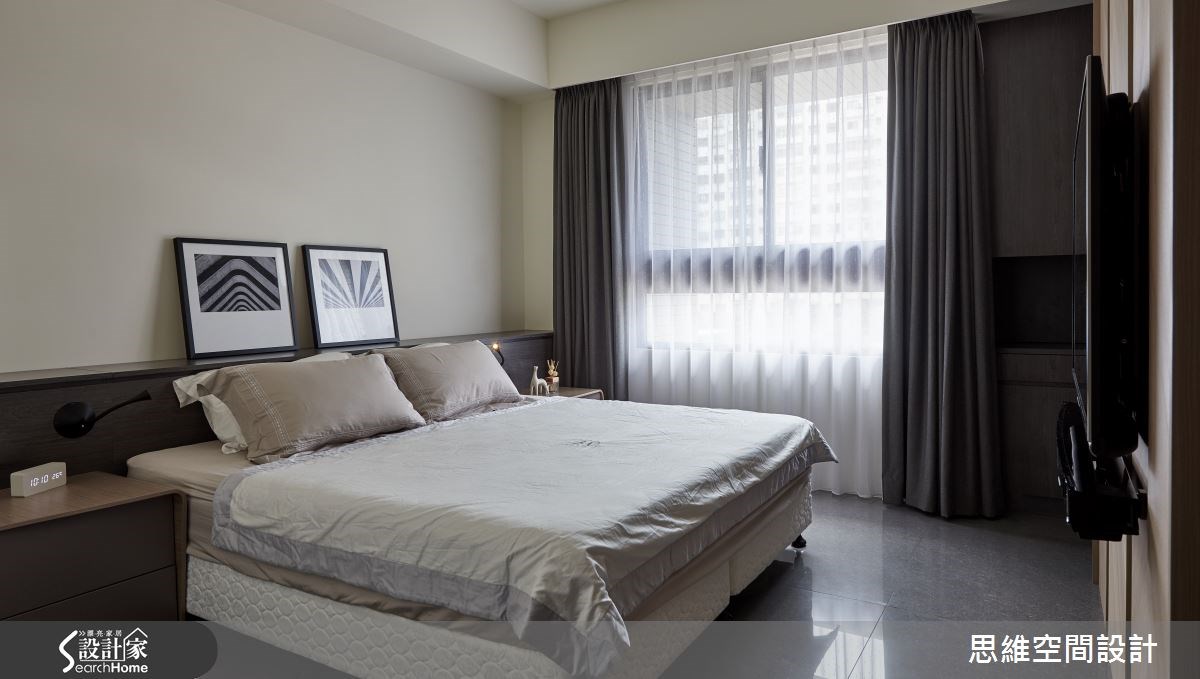 32坪新成屋(5年以下)＿簡約風臥室案例圖片＿思維空間設計有限公司＿思維_27之14