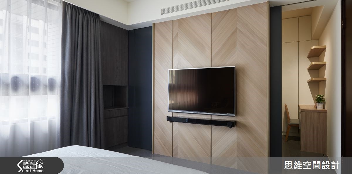 32坪新成屋(5年以下)＿簡約風臥室更衣間案例圖片＿思維空間設計有限公司＿思維_27之16