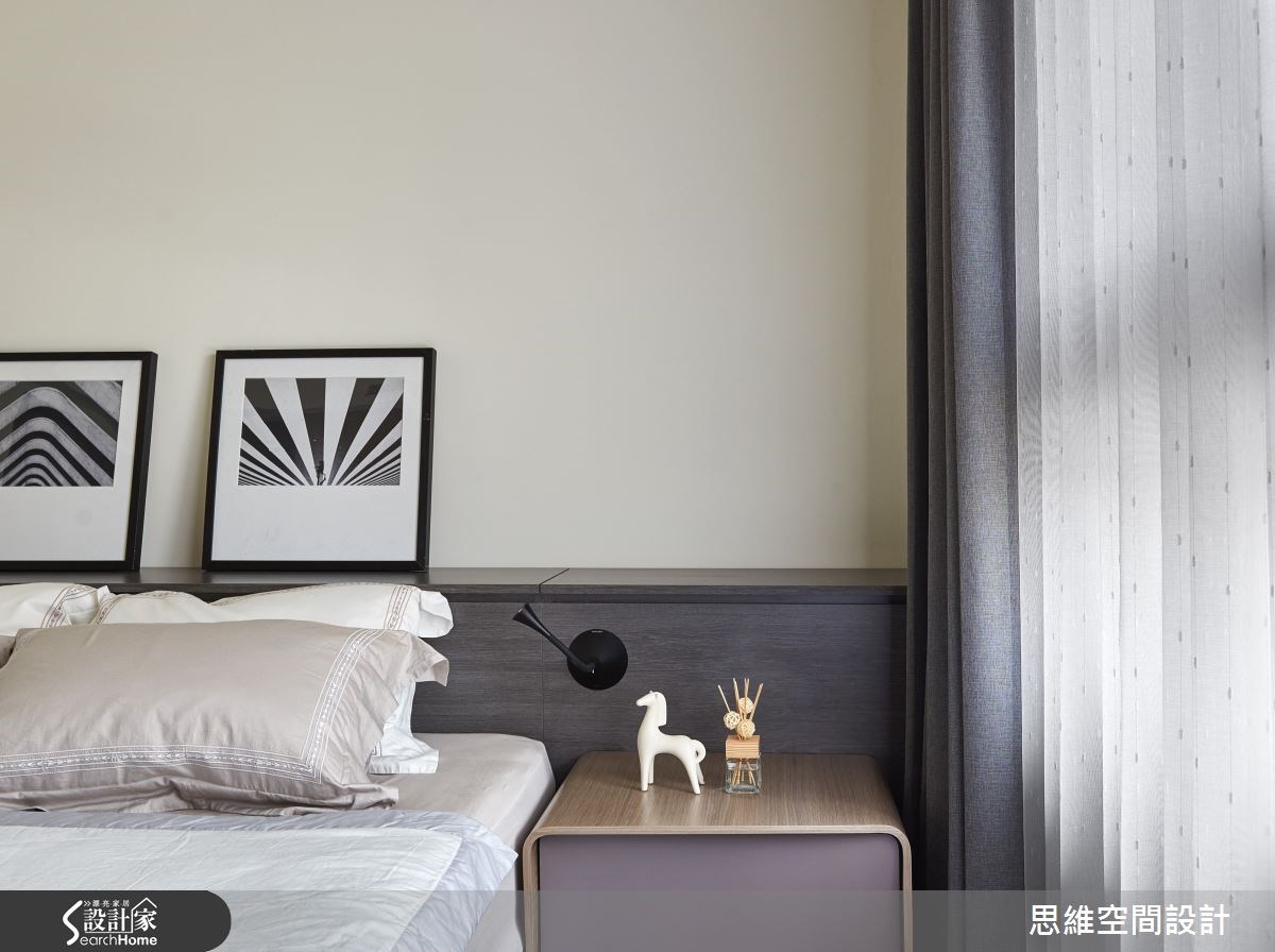 32坪新成屋(5年以下)＿簡約風臥室案例圖片＿思維空間設計有限公司＿思維_27之18