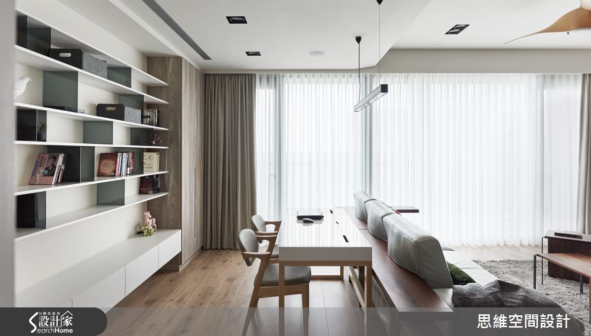 32坪新成屋(5年以下)＿簡約風客廳書房案例圖片＿思維空間設計有限公司＿思維_29之12