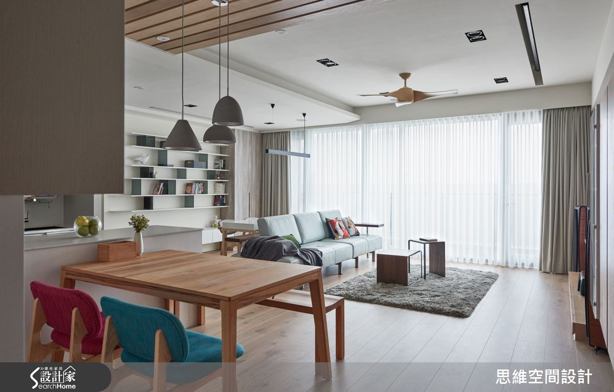 32坪新成屋(5年以下)＿簡約風客廳餐廳書房案例圖片＿思維空間設計有限公司＿思維_29之20