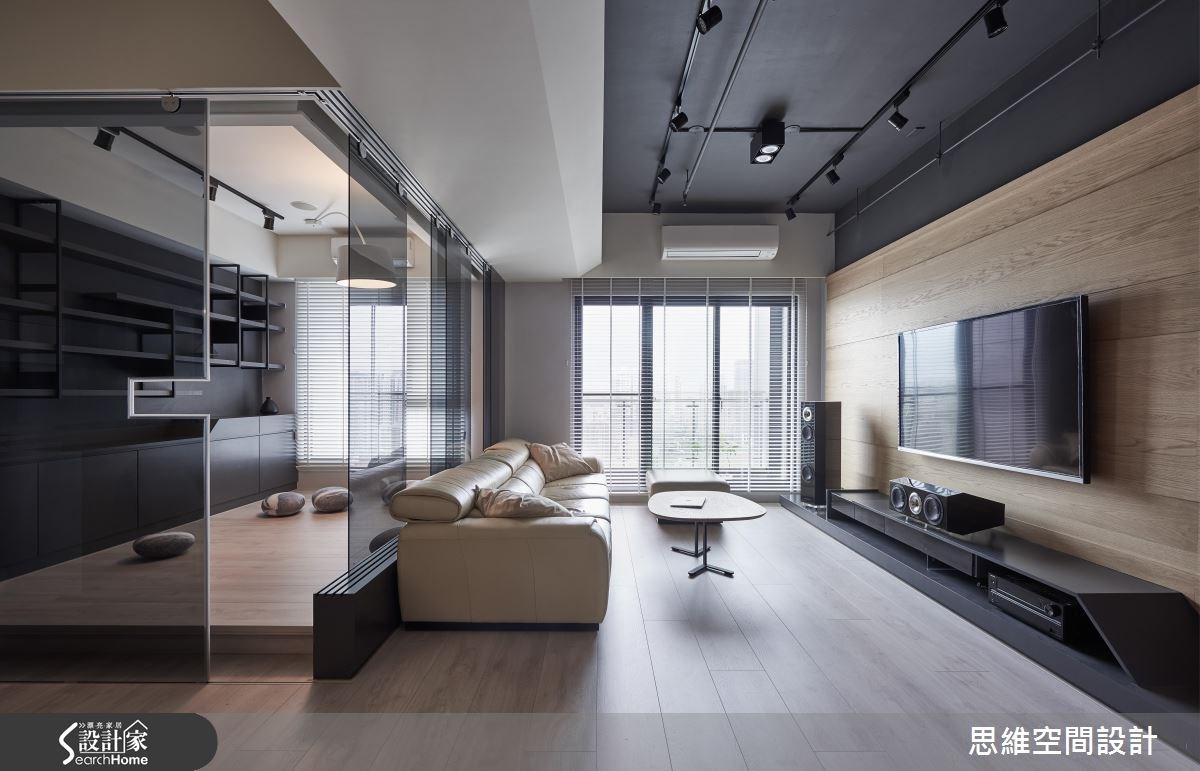 30坪新成屋(5年以下)＿現代風客廳工作區案例圖片＿思維空間設計有限公司＿思維_32之4