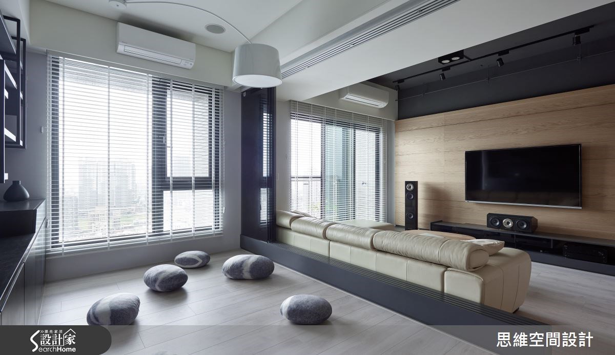 30坪新成屋(5年以下)＿現代風客廳工作區案例圖片＿思維空間設計有限公司＿思維_32之17
