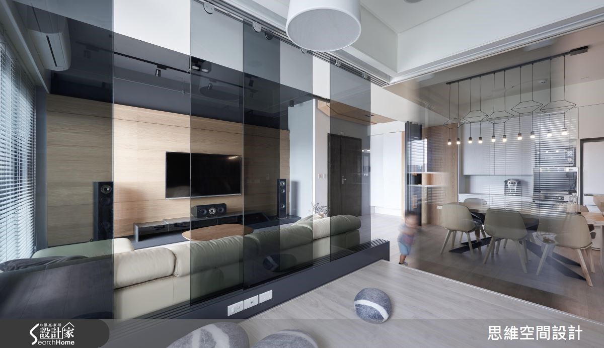30坪新成屋(5年以下)＿現代風客廳工作區案例圖片＿思維空間設計有限公司＿思維_32之18