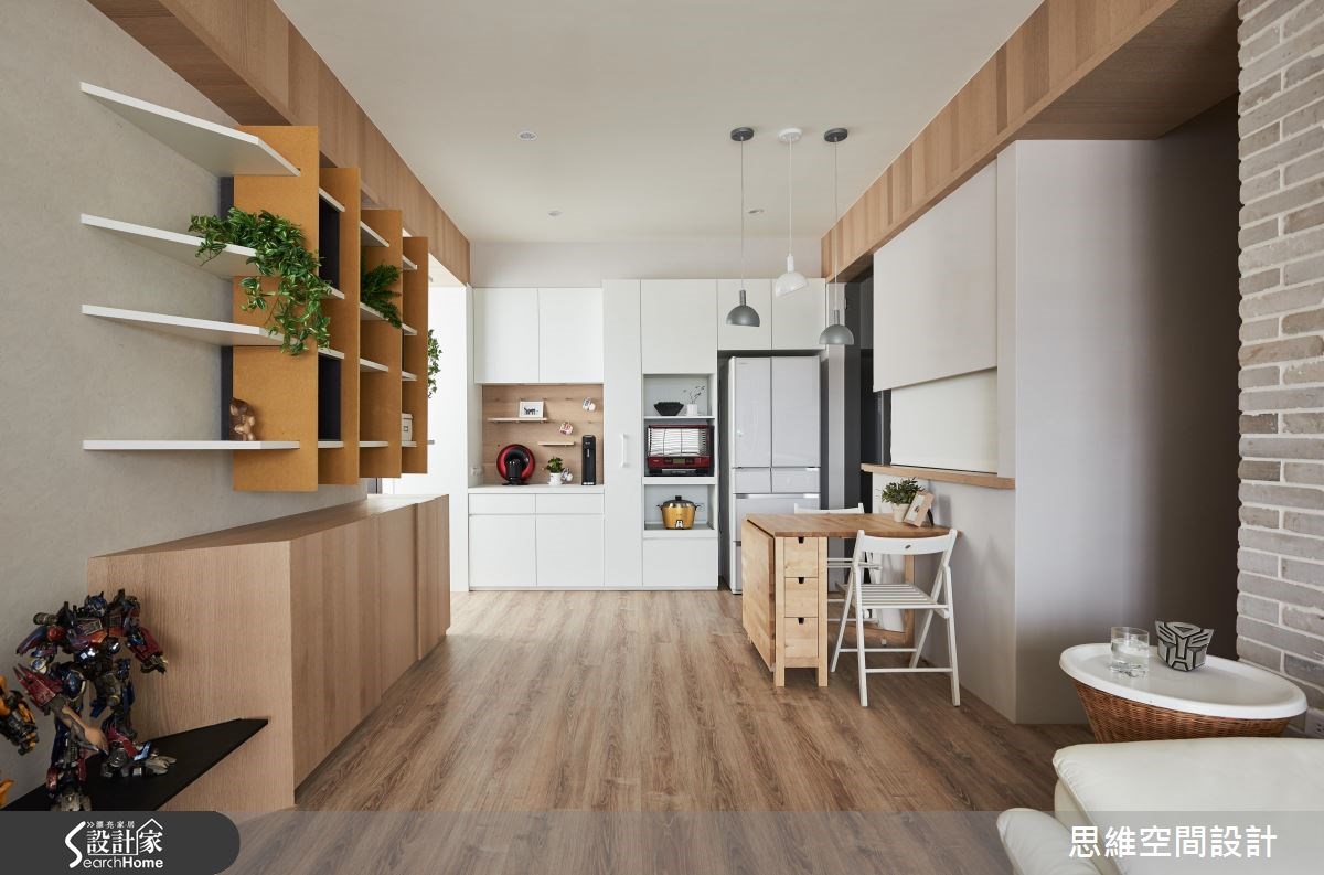 25坪新成屋(5年以下)＿現代風客廳餐廳廚房案例圖片＿思維空間設計有限公司＿思維_33之6