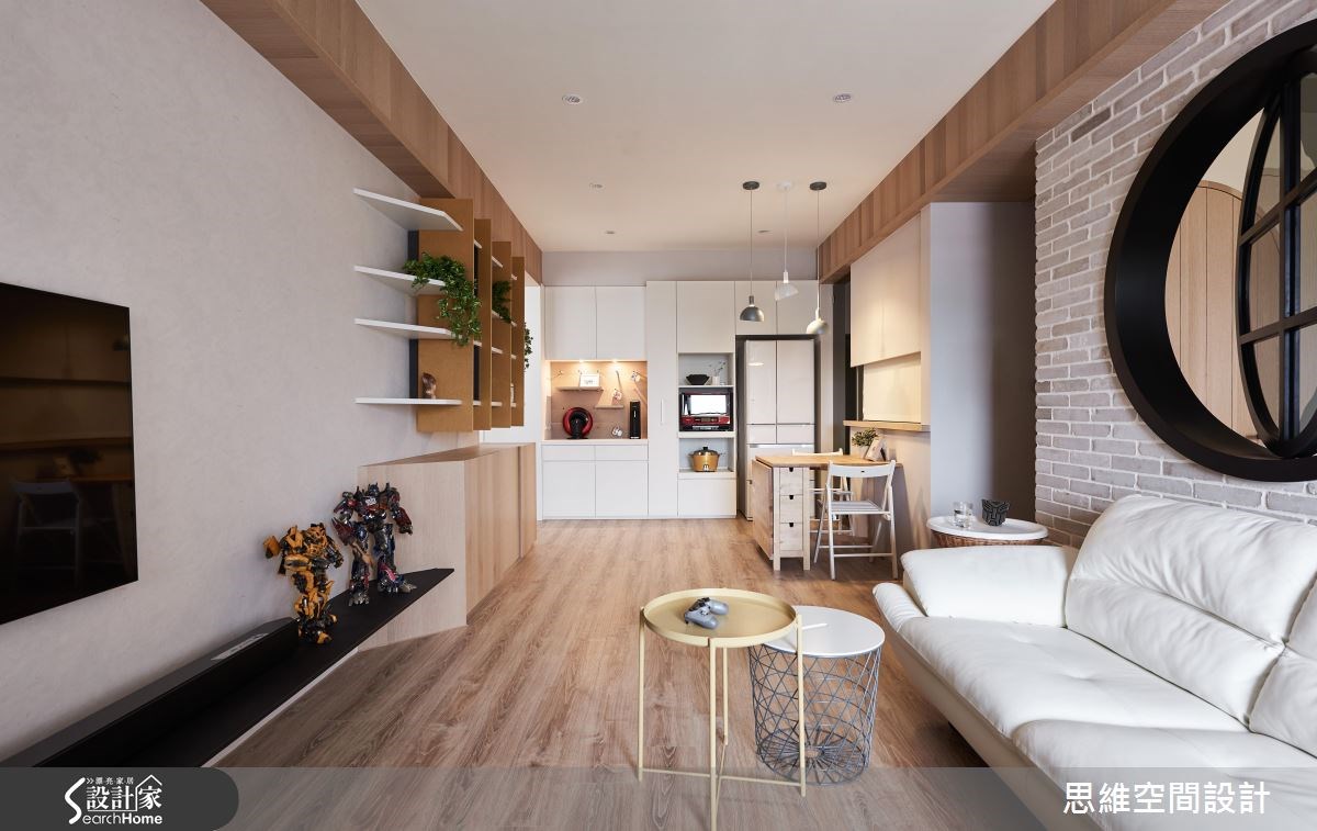 25坪新成屋(5年以下)＿現代風客廳餐廳案例圖片＿思維空間設計有限公司＿思維_33之12