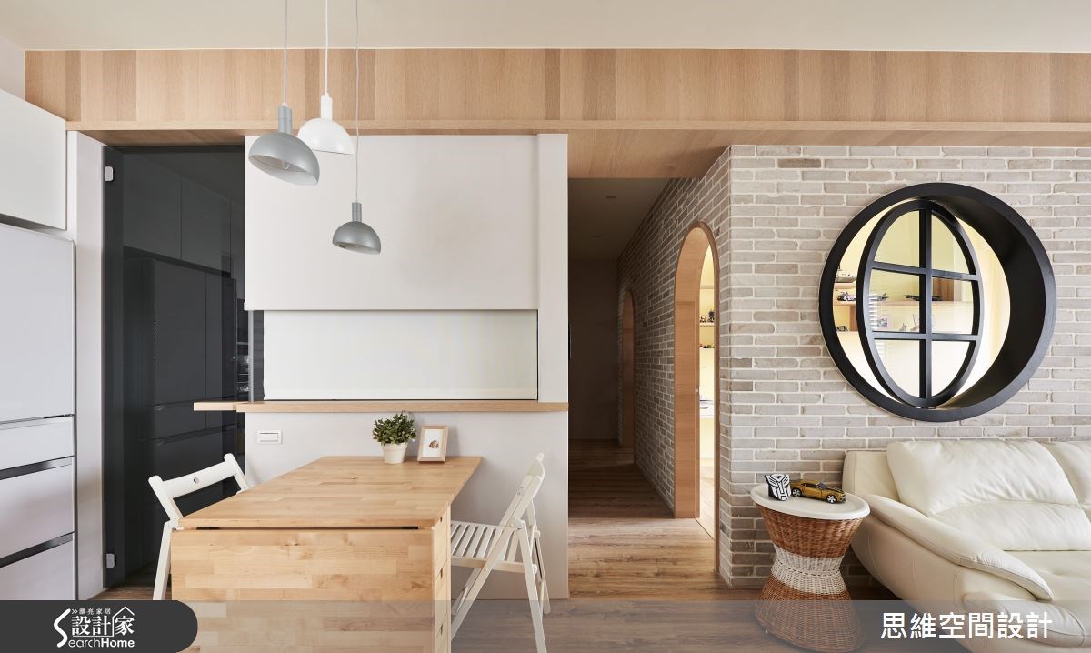 25坪新成屋(5年以下)＿現代風餐廳走廊案例圖片＿思維空間設計有限公司＿思維_33之14